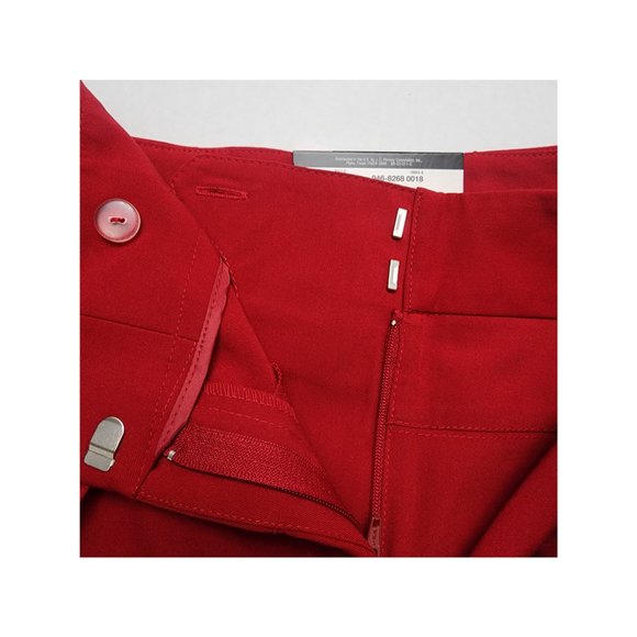 Elegant Red Women's Pants - Picture 4 of 9